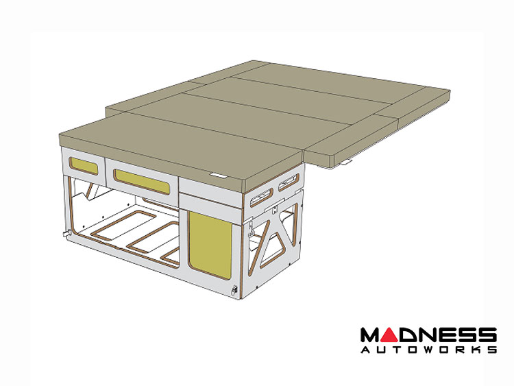 Volkswagen ID. Buzz Camper Kit - Sleeping Platform - Gray